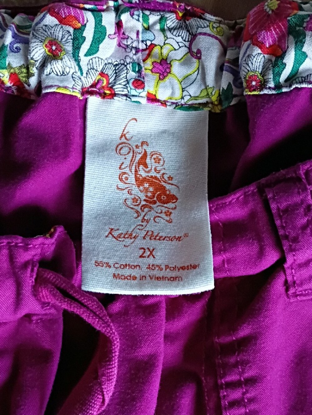 koi Women's Boot Cut Scrub Pants in Fuchsia Purple Nice Work Nurse CNA Comfort - Picture 2 of 12